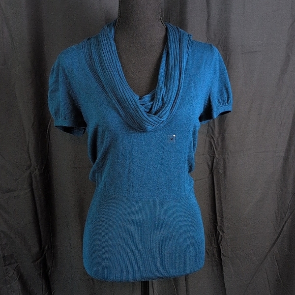 Express Blue Cowl Neck Women's Sweater. Medium. Nwt - Picture 1 of 6
